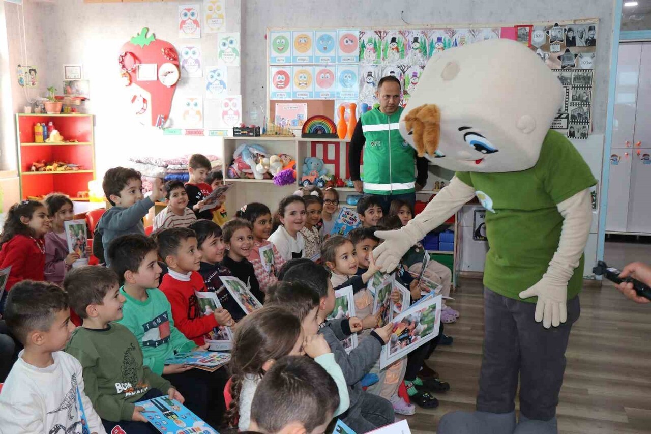 MİNİKLERE SIFIR ATIK EĞİTİMİ VERİLDİ