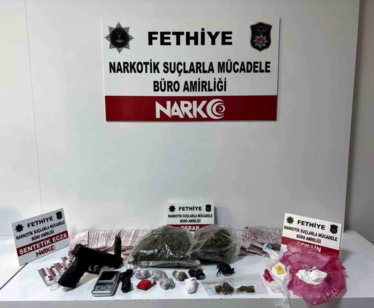 MUĞLA EMNİYET MÜDÜRLÜĞÜ NARKOTİK SUÇLARLA MÜCADELE ŞUBE MÜDÜRLÜĞÜ EKİPLERİ TARAFINDAN 24-30 KASIM...