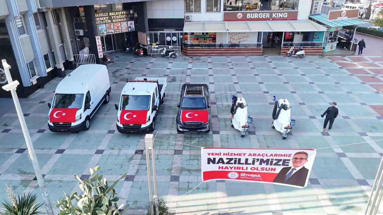 NAZİLLİ BELEDİYESİ ARAÇ FİLOSUNU GÜÇLENDİRİYOR