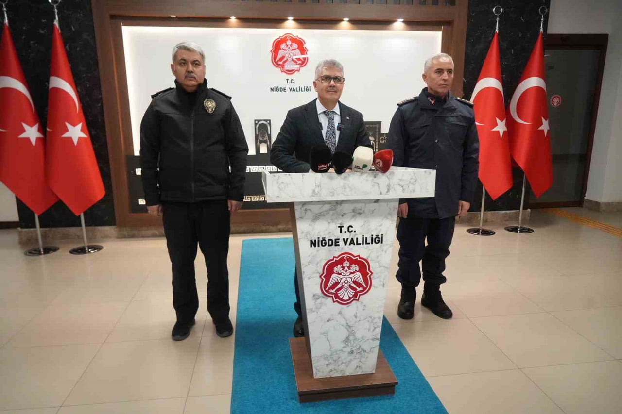 NİĞDE İL EMNİYET MÜDÜRÜ YILMAZ DELEN ALINAN TEDBİRLERE İLİŞKİN AÇIKLAMA YAPTI