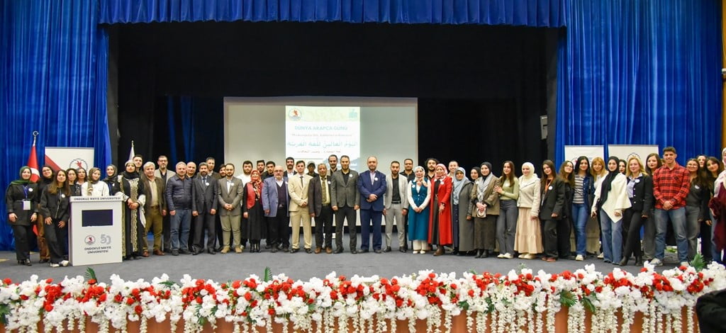 ONDOKUZ MAYIS ÜNİVERSİTESİ'NDE (OMÜ)  "DÜNYA ARAPÇA GÜNÜ" KAPSAMINDA DÜZENLENEN PROGRAMDA...