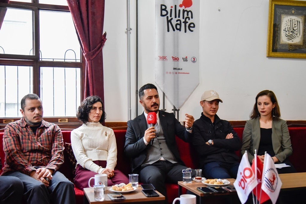 ONDOKUZ MAYIS ÜNİVERSİTESİ (OMÜ) BİLİM İLETİŞİMİ OFİSİ (BİO) TARAFINDAN DÜZENLENEN BİLİM KAFE...