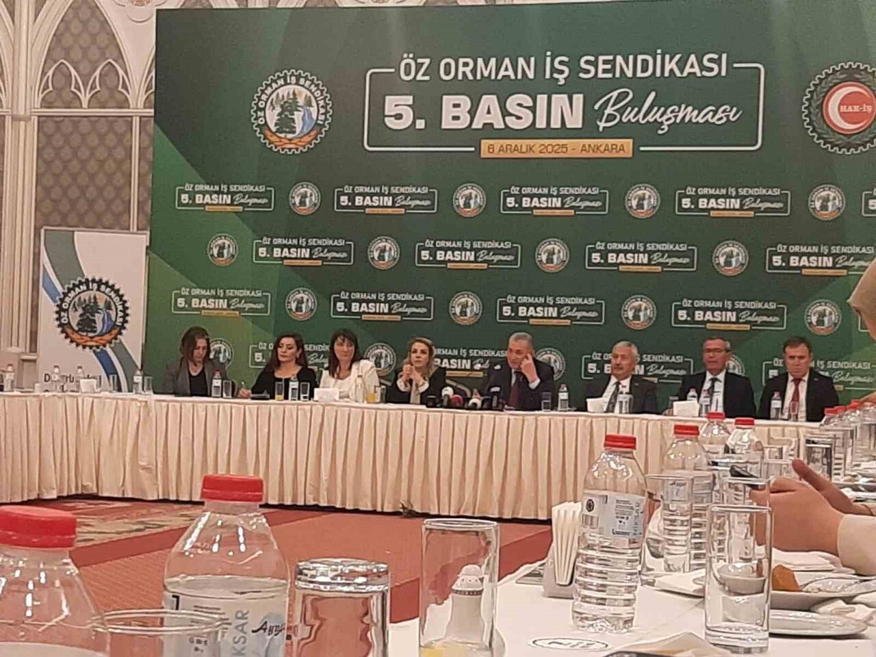 ÖZ ORMAN İŞ SENDİKASI VE MUHABİRLER DERNEĞİ ARASINDA İMZALANAN PROTOKOLLE PEK ÇOK BASIN KURULUŞU...