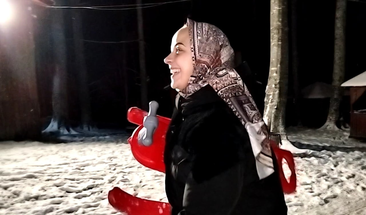 SAMSUN'UN 19 MAYIS İLÇESİNDE BULUNAN NEBİYAN DAĞI'NDA ETKİLİ OLAN KAR YAĞIŞI, VATANDAŞLARA...