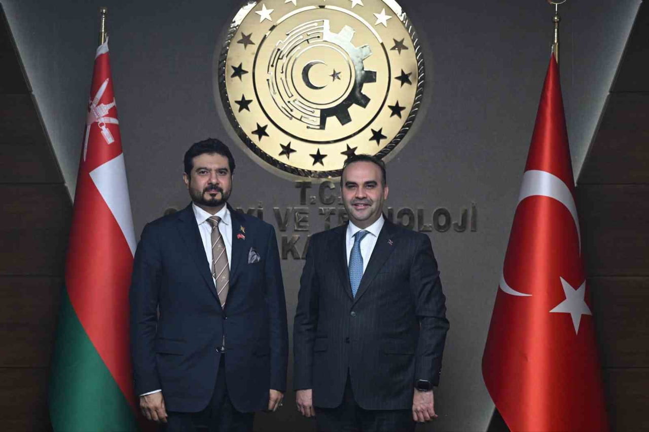 SANAYİ VE TEKNOLOJİ BAKANI MEHMET FATİH KACIR, UMMAN TİCARET, SANAYİ VE YATIRIM TEŞVİK BAKANI QAİS...
