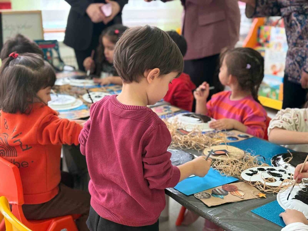 SİNCAN BELEDİYESİ, LAVANTA KREŞİNDE KÜÇÜK ÇOCUKLARA UZAY TEMALI BİR ETKİNLİK...