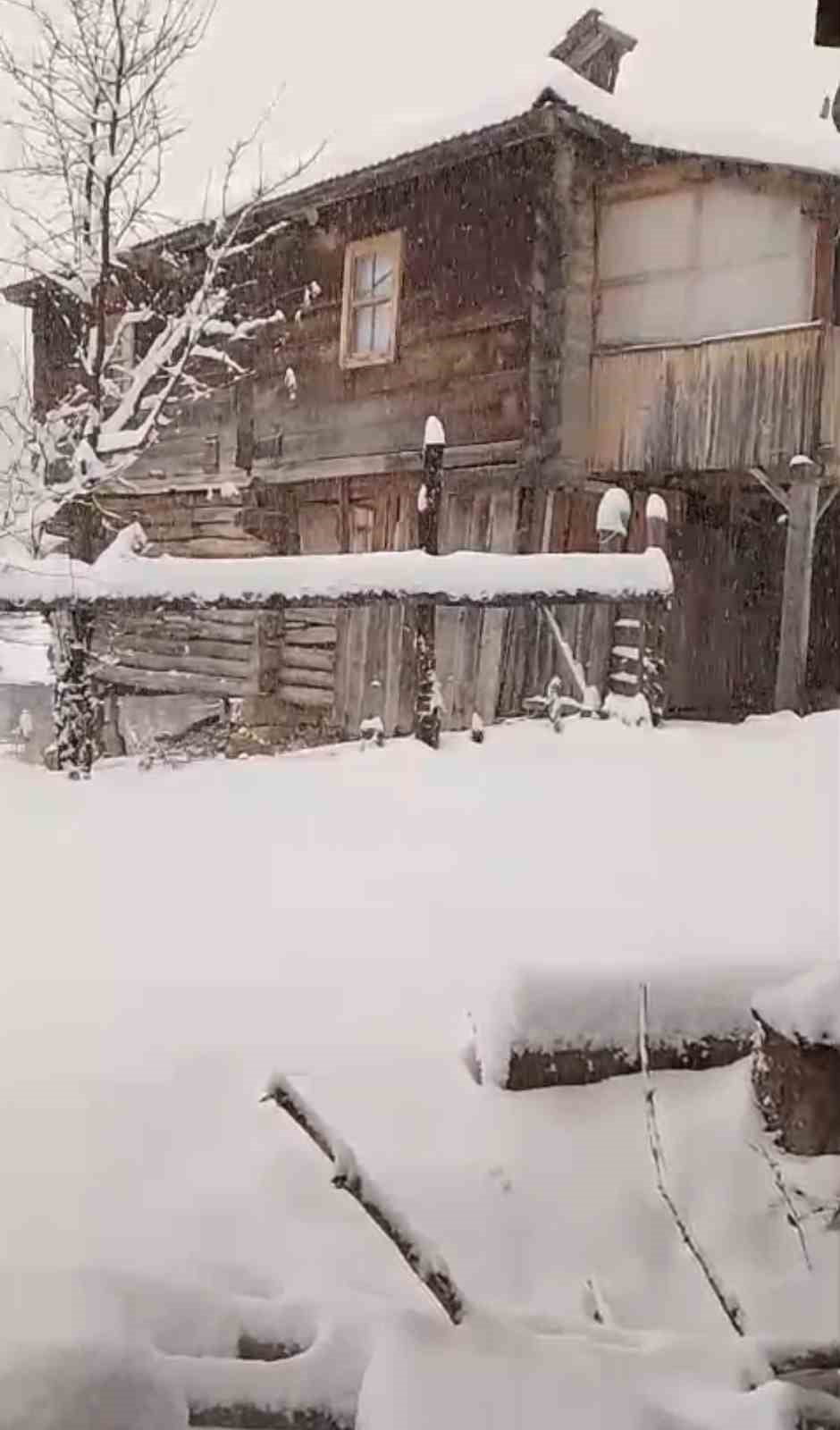 SİNOP'UN AYANCIK İLÇESİNDE, BİN 605 METRE RAKIMLI ÇANGAL DAĞI'NDA ETKİLİ OLAN KAR YAĞIŞI SONRASI...