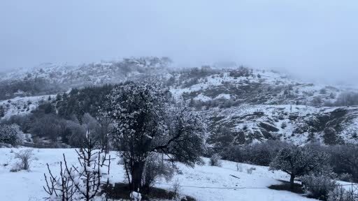 Sivas'ın Karadeniz'e açılan kapısına kar yağdı, kartpostallık görüntüler oluştu