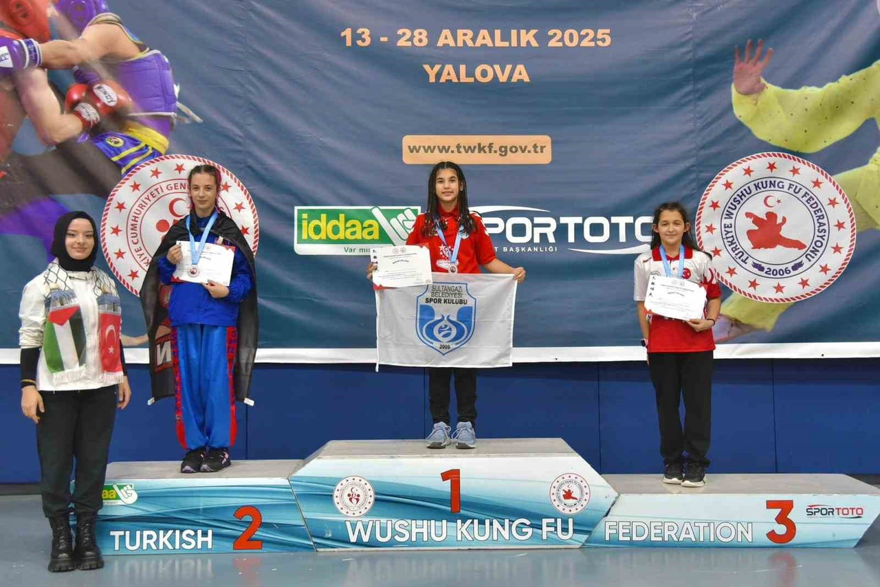 SULTANGAZİ BELEDİYESİ SPOR KULÜBÜ ÖĞRENCİLERİ 2026 TÜRKİYE WUSHU KUNG-FU ŞAMPİYONASI’NDA MİNİKLER...