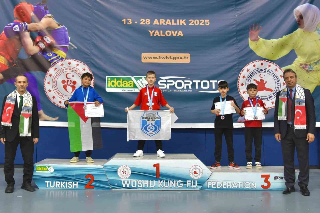 SULTANGAZİ BELEDİYESİ SPOR KULÜBÜ ÖĞRENCİLERİ 2026 TÜRKİYE WUSHU KUNG-FU ŞAMPİYONASI’NDA MİNİKLER...