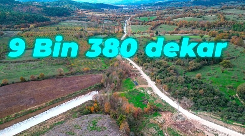 TARIM VE ORMAN BAKAN İBRAHİM YUMAKLI, "9 BİN 380 DEKAR TARIM ARAZİSİNİ MODERN SULAMAYLA...