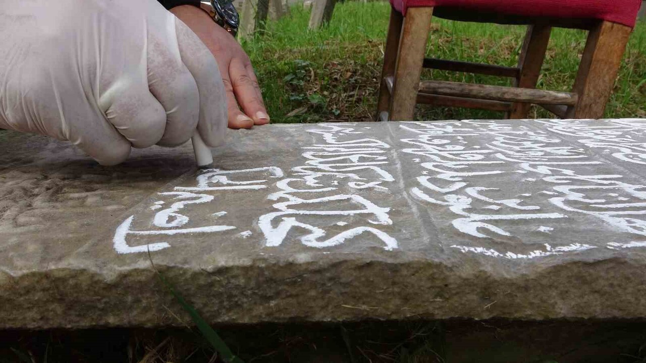 TRABZON BÜYÜKŞEHİR BELEDİYESİ MEZARLIKLAR DAİRESİ BAŞKANLIĞI TARAFINDAN YÜRÜTÜLEN "TARİHÎ MEZAR...