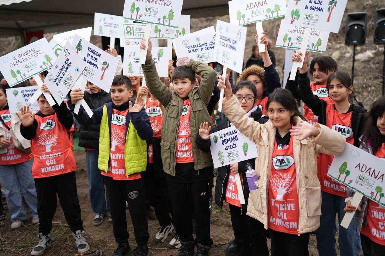 TÜRKİYE İŞ BANKASI, ORMAN GENEL MÜDÜRLÜĞÜ VE TEMA VAKFI İŞ BİRLİĞİYLE YENİDEN BAŞLATILAN "81 İLDE...