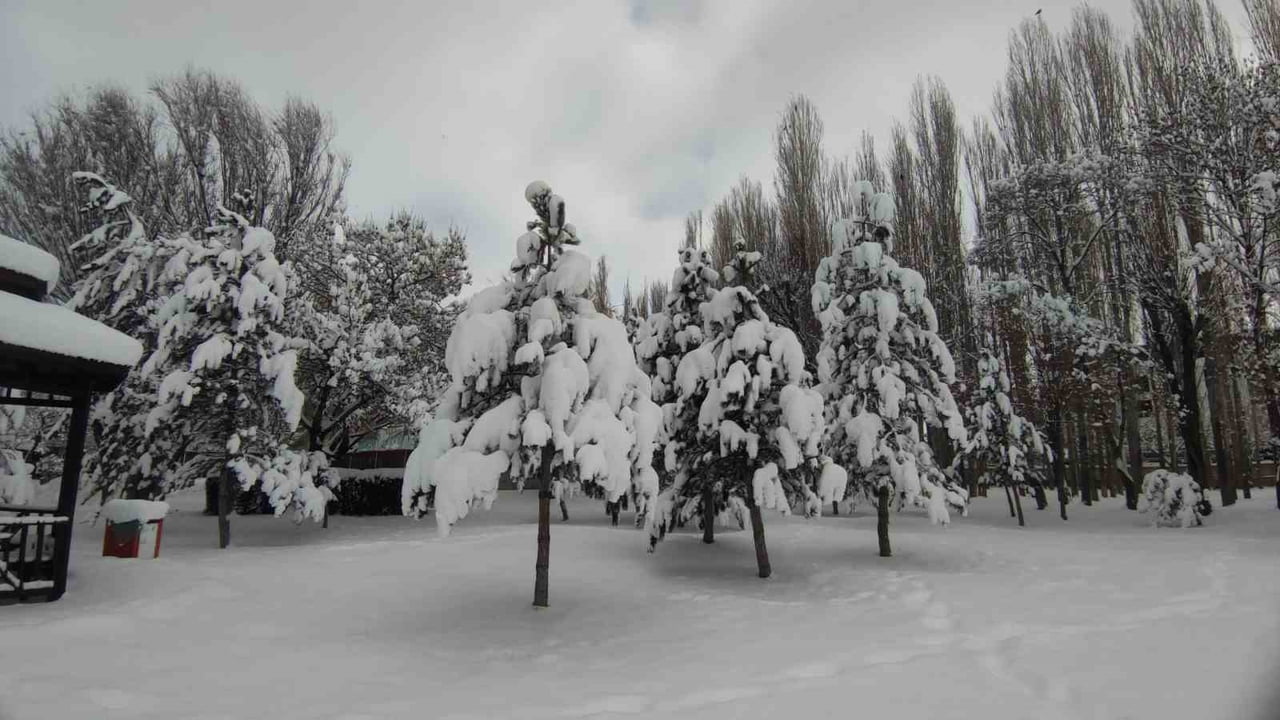 VAN’DA ETKİLİ OLAN KAR YAĞIŞI KENTİ BEYAZA BÜRÜRKEN ORTAYA KARTPOSTALLIK GÖRÜNTÜLER ÇIKARDI....
