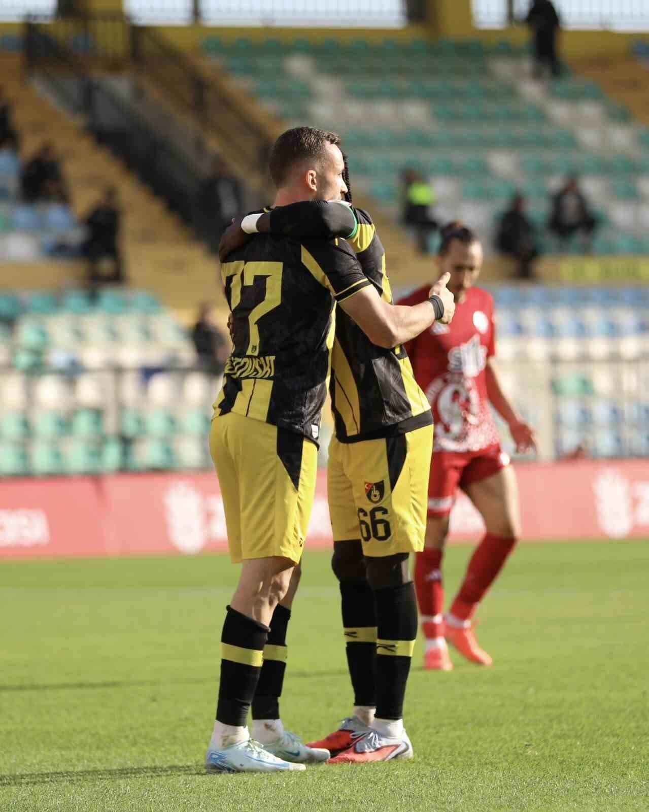 ZİRAAT TÜRKİYE KUPASI 4. TUR MAÇINDA İSTANBULSPOR, SAHASINDA KARŞILAŞTIĞI SARIYER'İ 6-0 MAĞLUP...