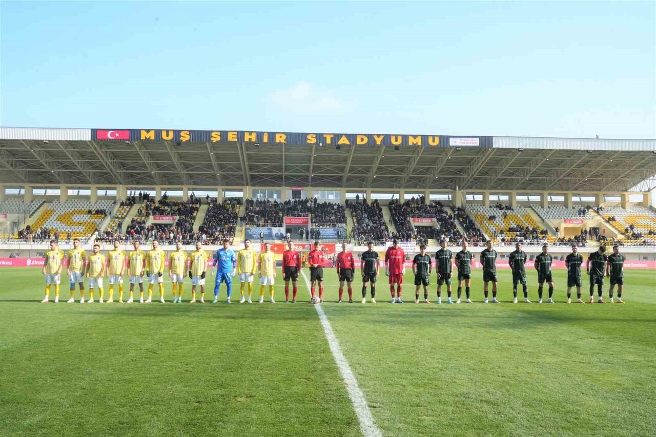 ZİRAAT TÜRKİYE KUPASI 4. TUR MAÇINDA MUŞ SPOR KULÜBÜ, SAHASINDA KARŞILAŞTIĞI TÜMOSAN KONYASPOR’A...