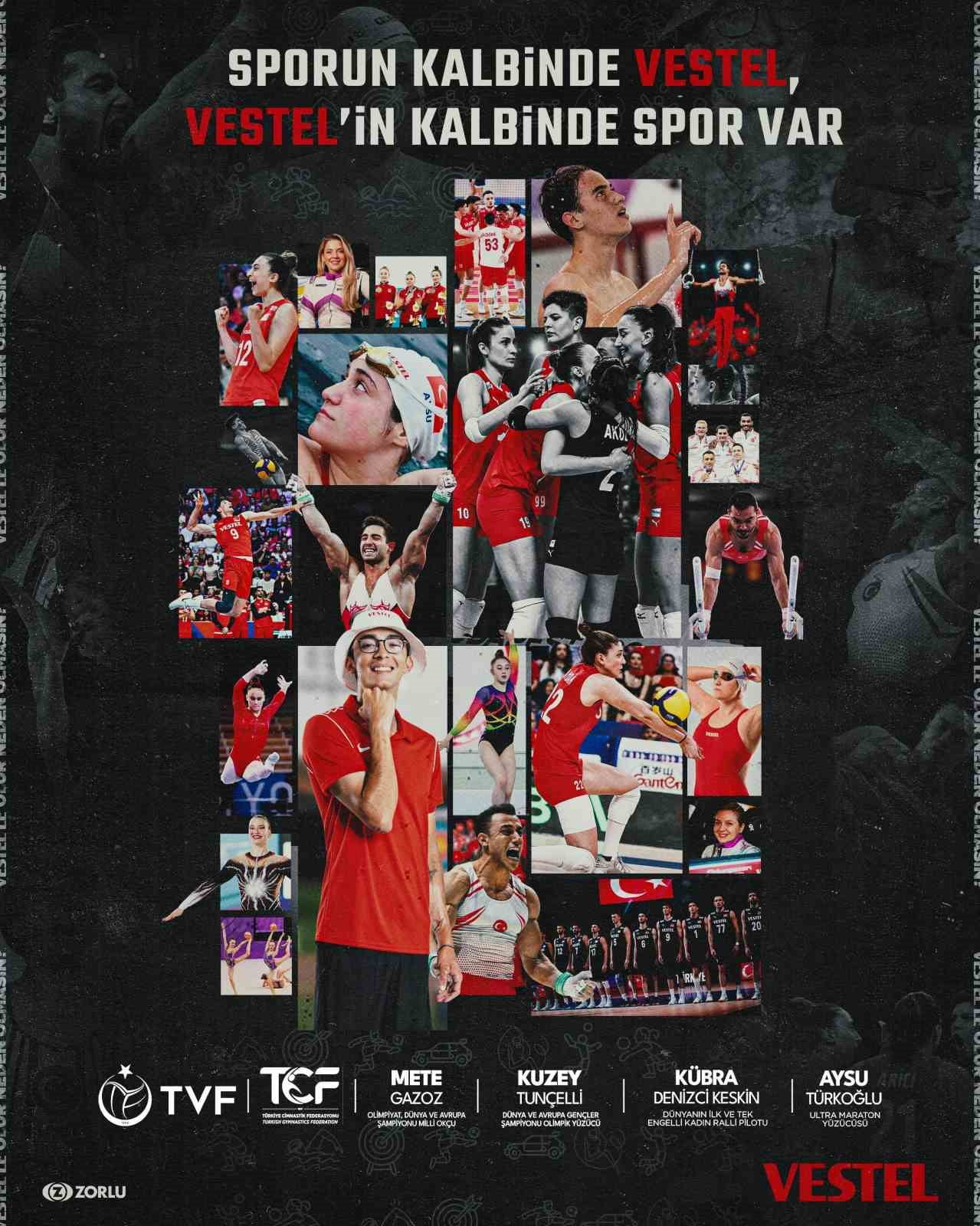 2025 YILI, VESTEL’İN DESTEKLEDİĞİ MİLLİ TAKIMLAR VE BİREYSEL SPORCULAR İÇİN ULUSAL VE ULUSLARARASI...