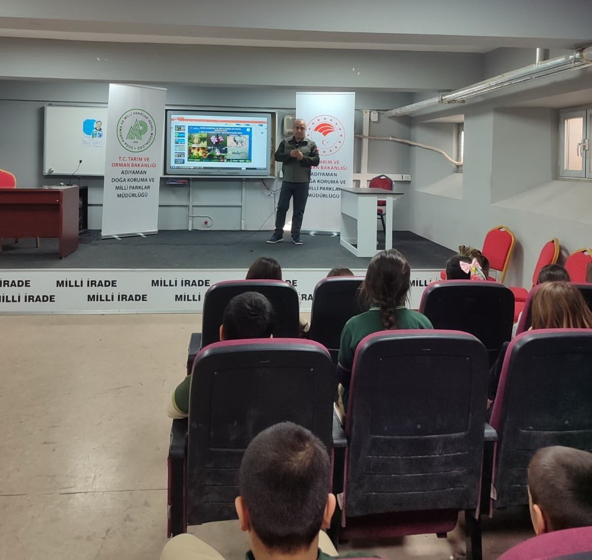 ADIYAMAN DOĞA KORUMA VE MİLLİ PARKLAR MÜDÜRLÜĞÜ TARAFINDAN ÖĞRENCİLERE BİLGİLENDİRME SEMİNERİ...