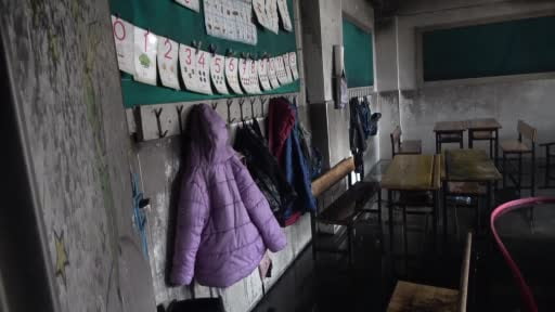 Alanya'da ilkokul sınıfının klima ünitesinde çıkan yangın korkuttu