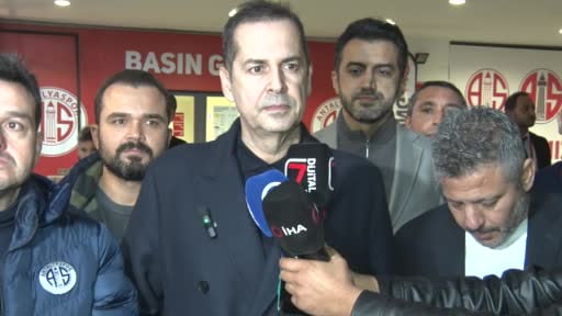 Antalyaspor Başkanı Rıza Perçin, Trabzonspor maçının ardından, yaptığı açıklamada haftalar...