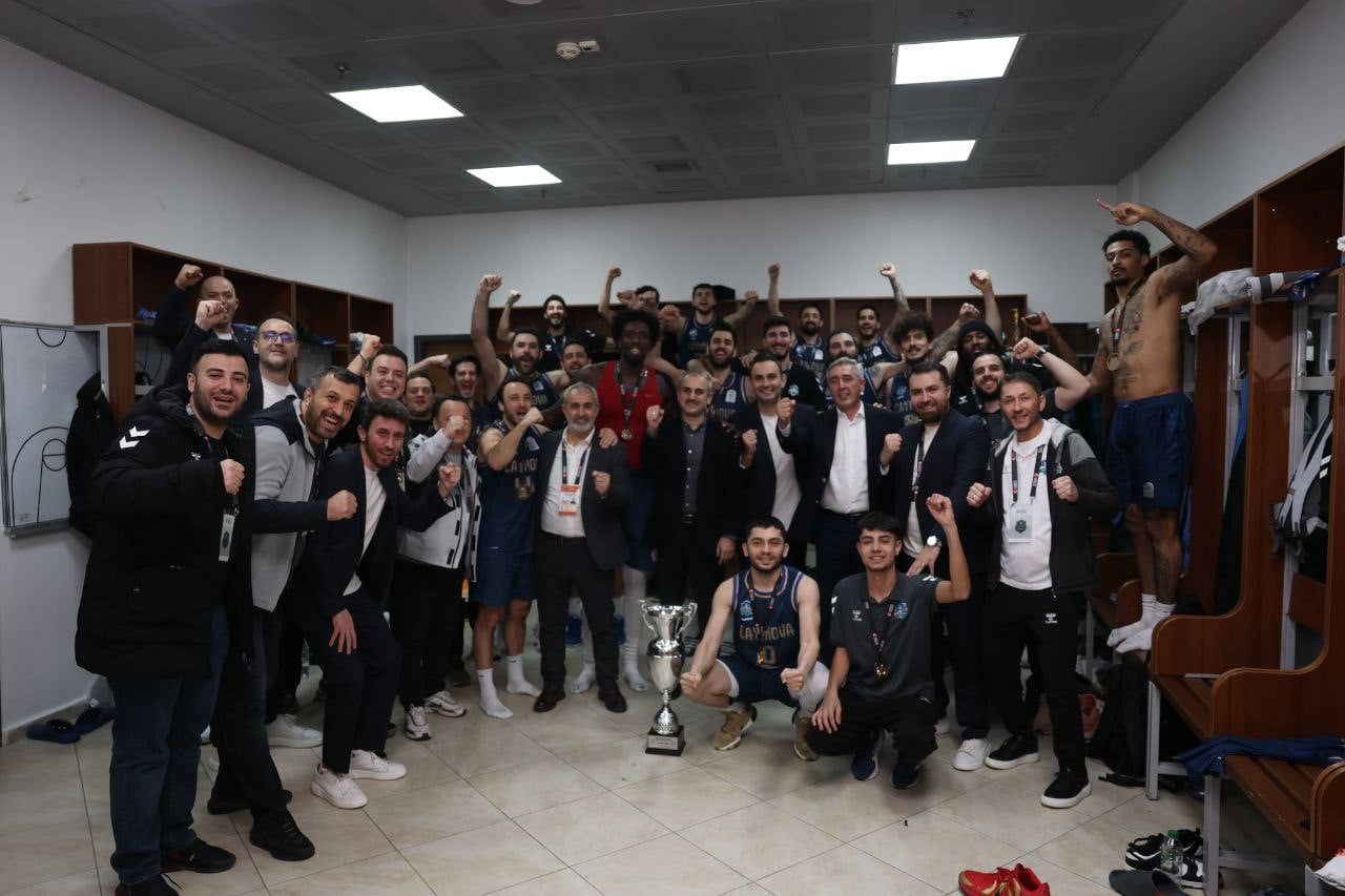 BASKETBOL ERKEKLER FEDERASYON KUPASI FİNAL MAÇINDA KONYA BÜYÜKŞEHİR BELEDİYESİ'Nİ 70-52 MAĞLUP...