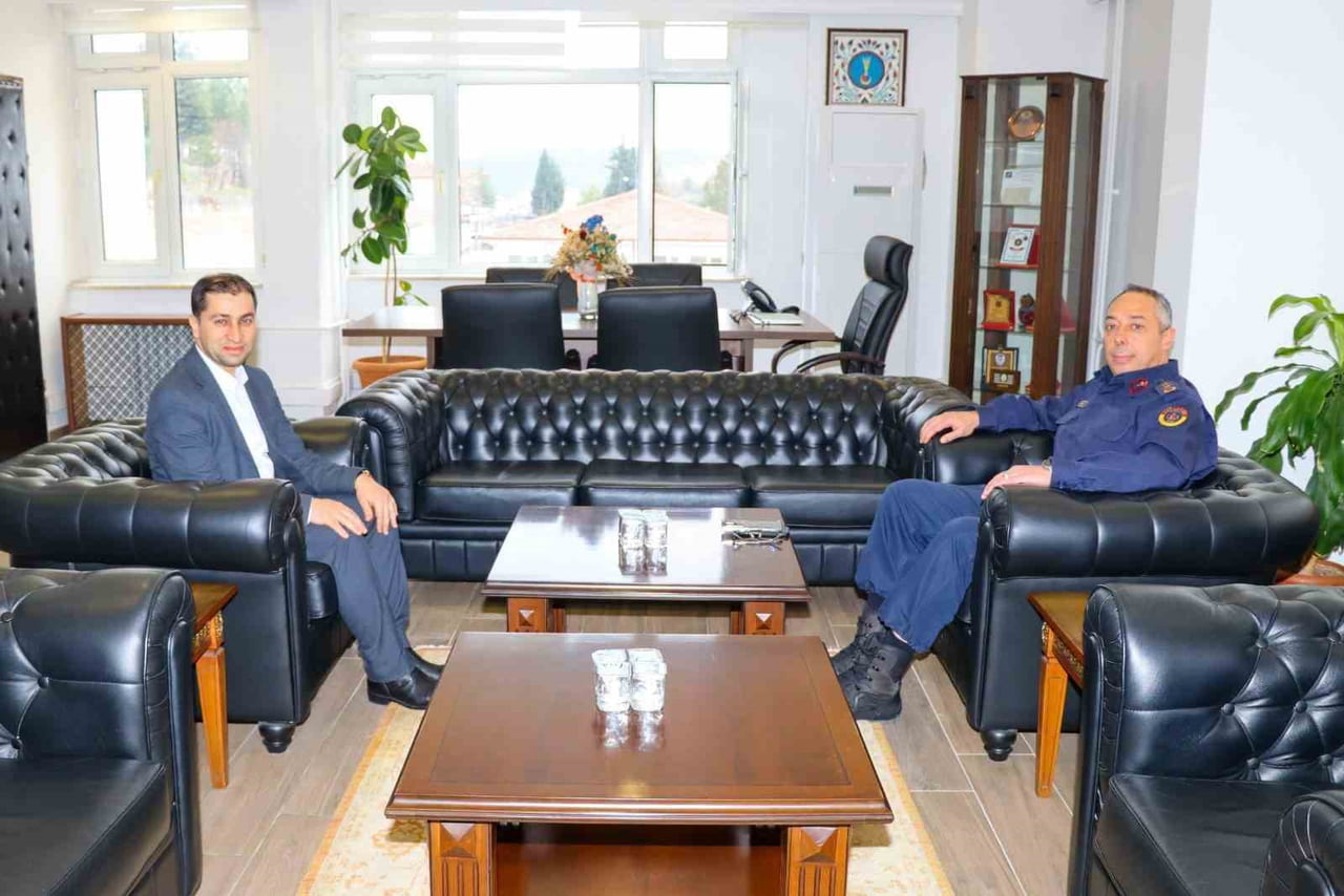 BİLECİK’TE KURUM MÜDÜRLERİNDEN JANDARMA KOMUTANI VANLI’YA ZİYARET