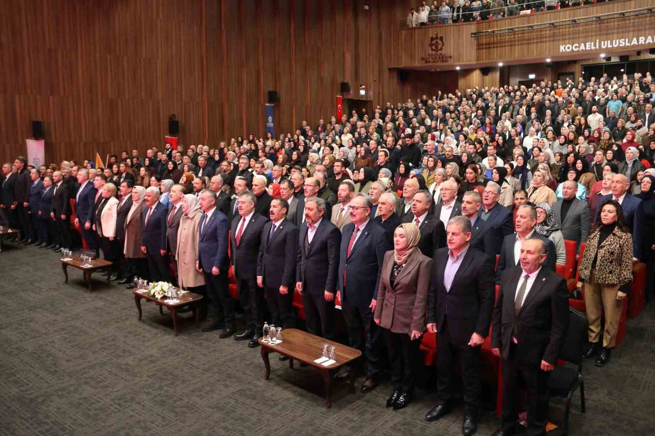 CAELİ'DE DÜZENLENEN AK PARTİ 114. GENİŞLETİLMİŞ İL DANIŞMA MECLİSİ TOPLANTISINDA KONUŞAN...