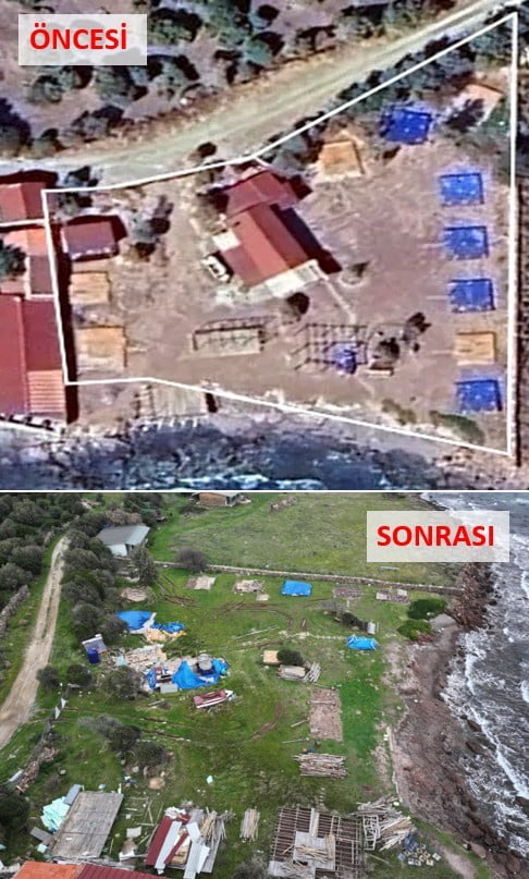 ÇANAKKALE’NİN AYVACIK İLÇESİNDE İL ÖZEL İDARESİ YAPI KONTROL MÜDÜRLÜĞÜNCE YÜRÜTÜLEN ÇALIŞMA...