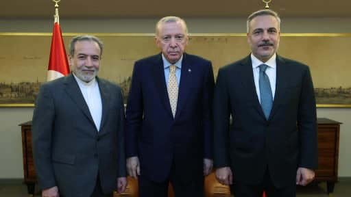 Cumhurbaşkanı Erdoğan, İran Dışişleri Bakanı Arakçi'yi kabul etti