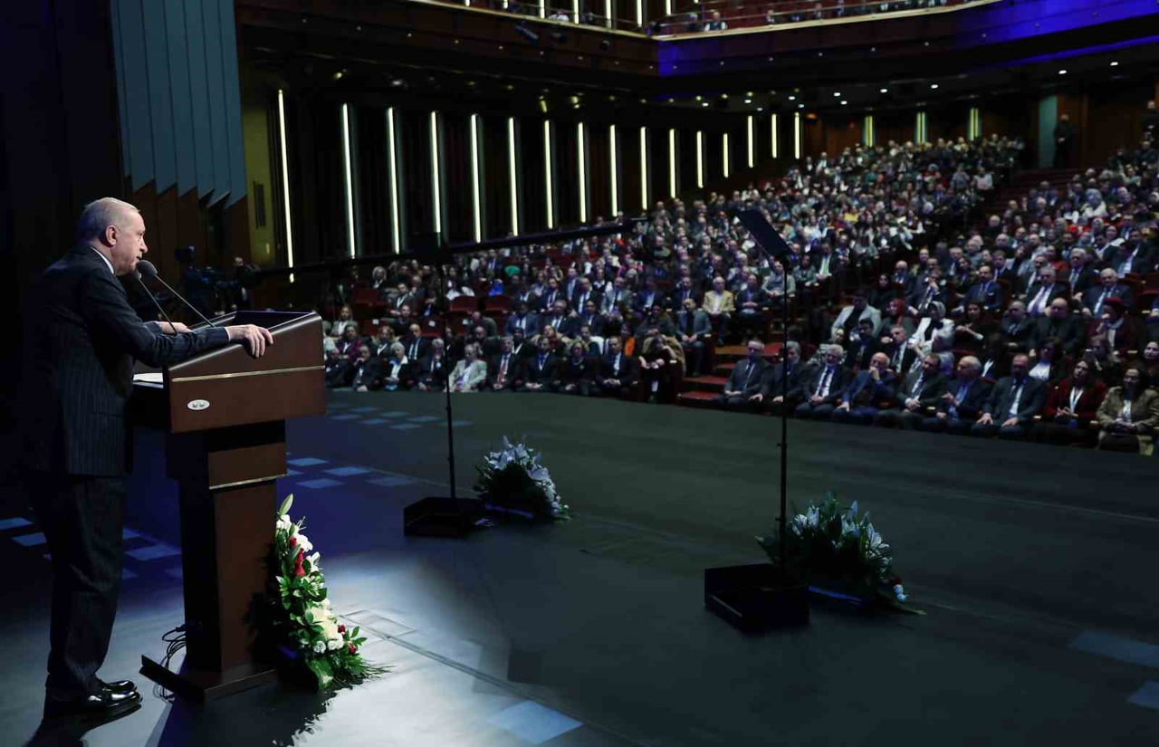 CUMHURBAŞKANI RECEP TAYYİP ERDOĞAN, BEŞTEPE MİLLET KONGRE VE KÜLTÜR MERKEZİ'NDEN DÜZENLENEN KÜLTÜR...