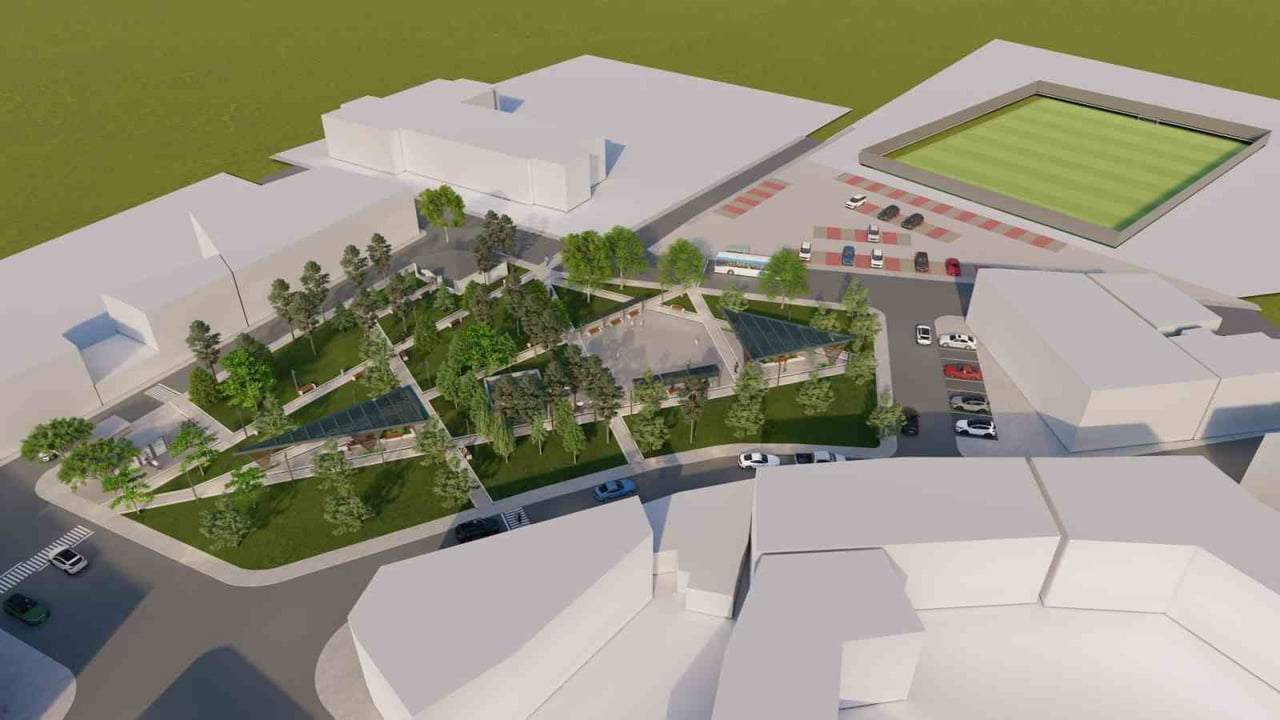 CUMHURİYET VE FATİH MAHALLELERİNİN KESİŞİMİNDE YER ALAN ESKİ KARAKOL BİNASININ BULUNDUĞU ALANDA...