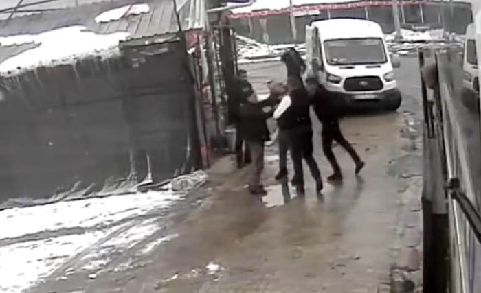 DARP ANLARI GÜVENLİK KAMERASINA YANSIMIŞTI