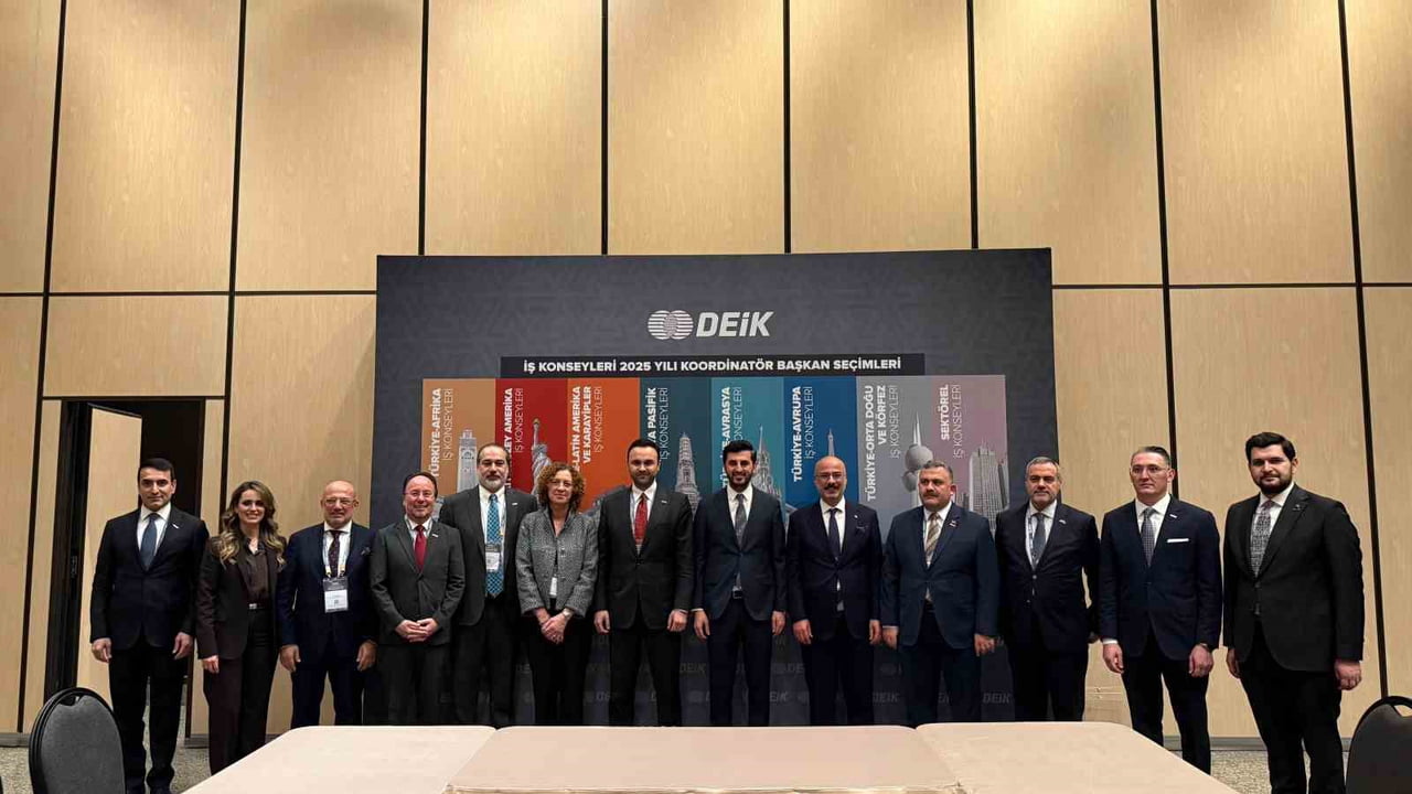 DEİK İŞ KONSEYLERİ 2025 YILI SEÇİMLİ OLAĞAN GENEL KURULLARI KAPSAMINDA, HALİT ACAR...