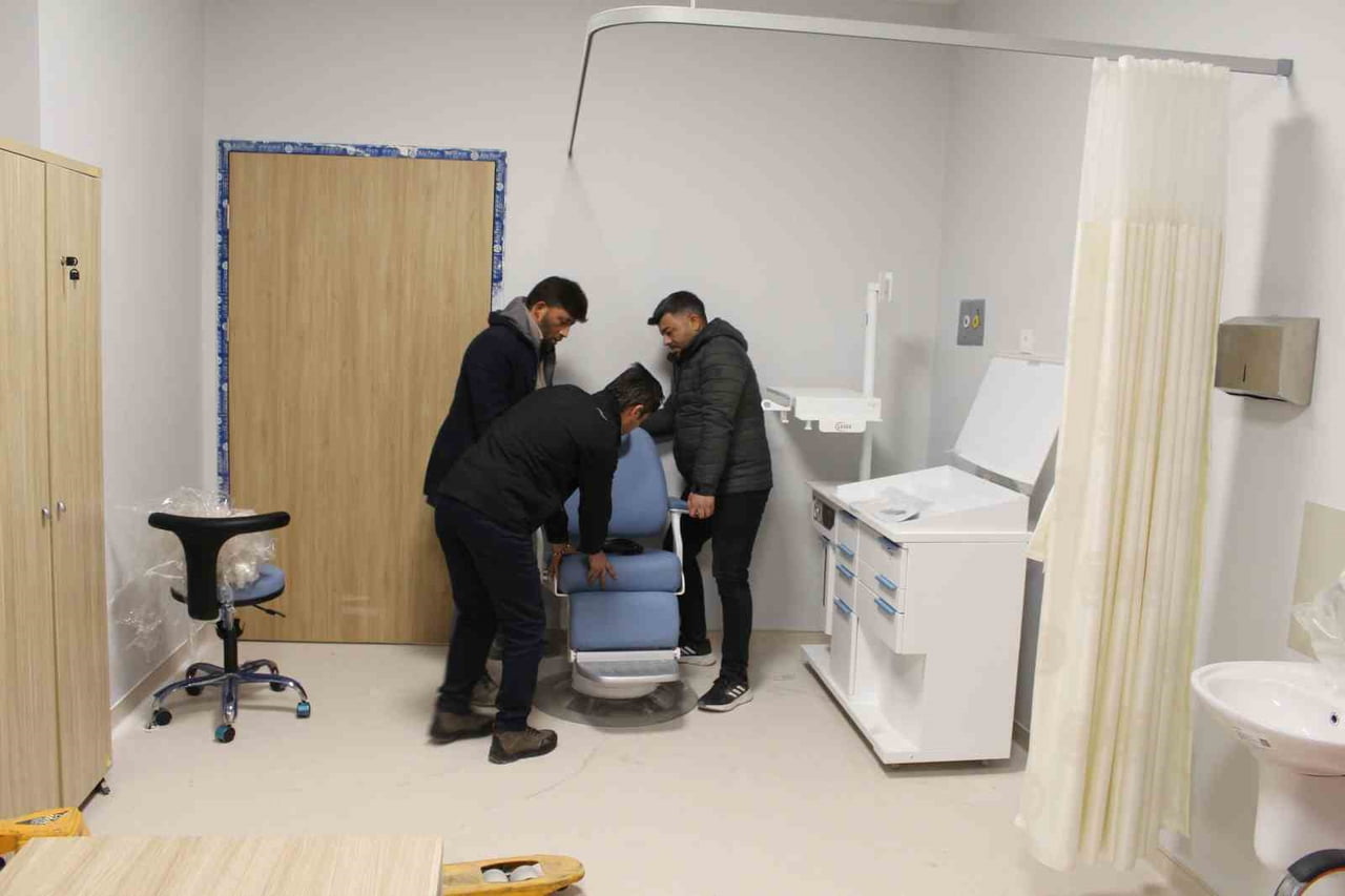 DENİZLİ'DE İNŞAAT ÇALIŞMALARI TAMAMLANAN 500 YATAKLI ACİL DURUM HASTANESİ'NDE AMELİYATHANE...