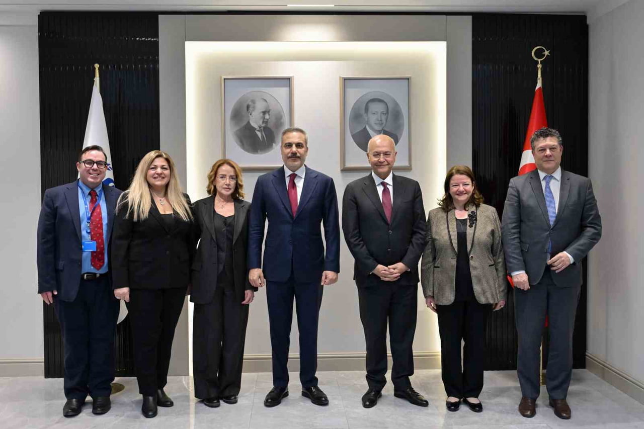 DIŞİŞLERİ BAKANI HAKAN FİDAN, BİRLEŞMİŞ MİLLETLER (BM) MÜLTECİLER YÜKSEK KOMİSERİ BARHAM SALİH’İ...