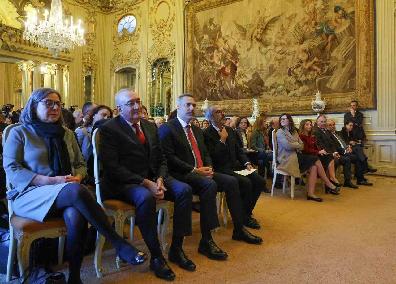 DIŞİŞLERİ BAKANI HAKAN FİDAN, LİZBON'DA PORTEKİZ DIŞİŞLERİ BAKANLIĞI TARAFINDAN DÜZENLENEN...