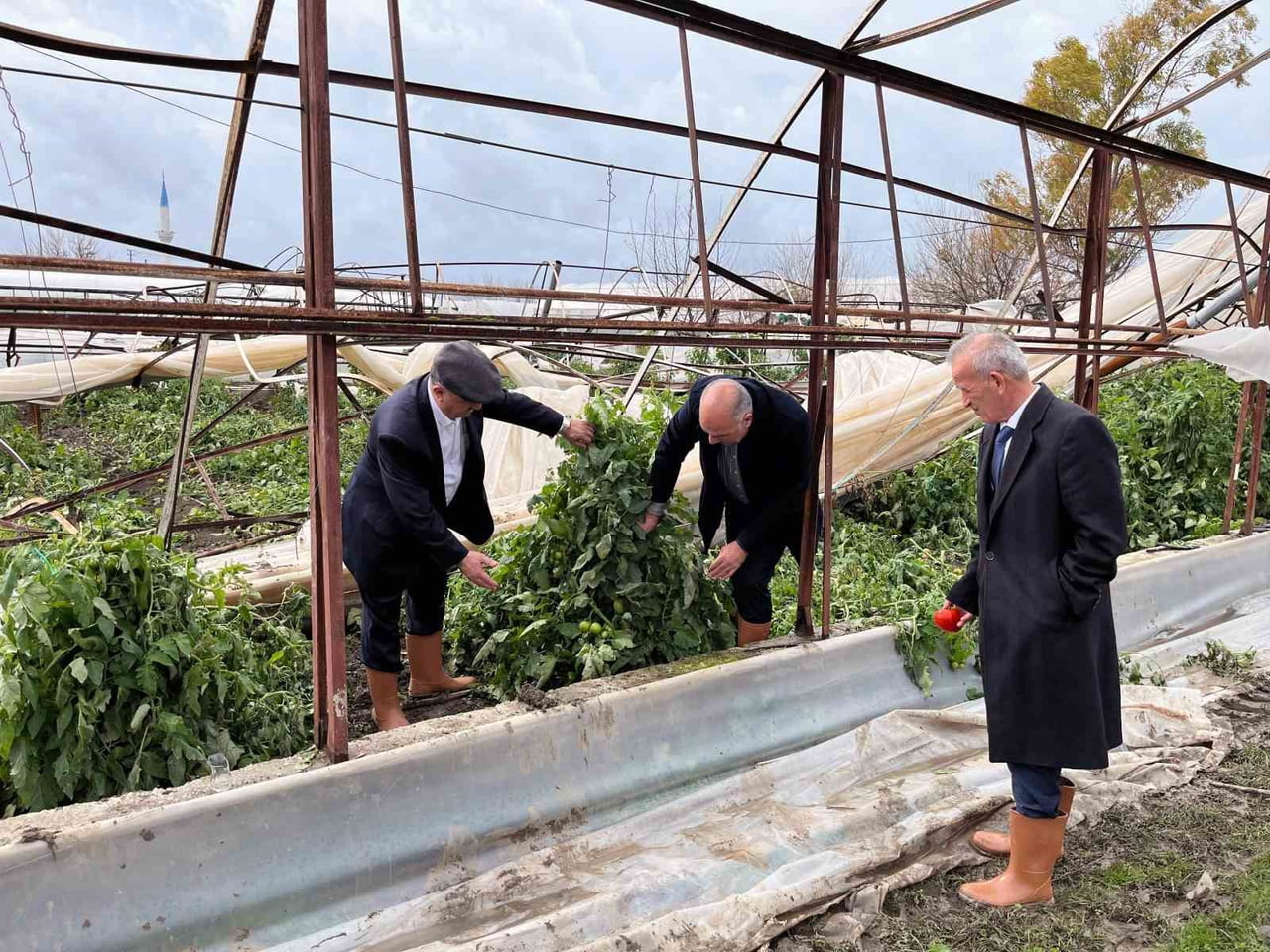 DOLU VE HORTUMUN VURDUĞU SEYDİKEMER’DE ODA BAŞKANLARINDAN DESTEK ÇAĞRISI