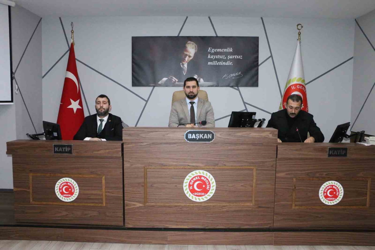 DÜZCE İL ÖZEL İDARESİ KANUNU’NUN 12’NCİ MADDESİ GEREĞİNCE, İL GENEL MECLİSİ OCAK AYI...