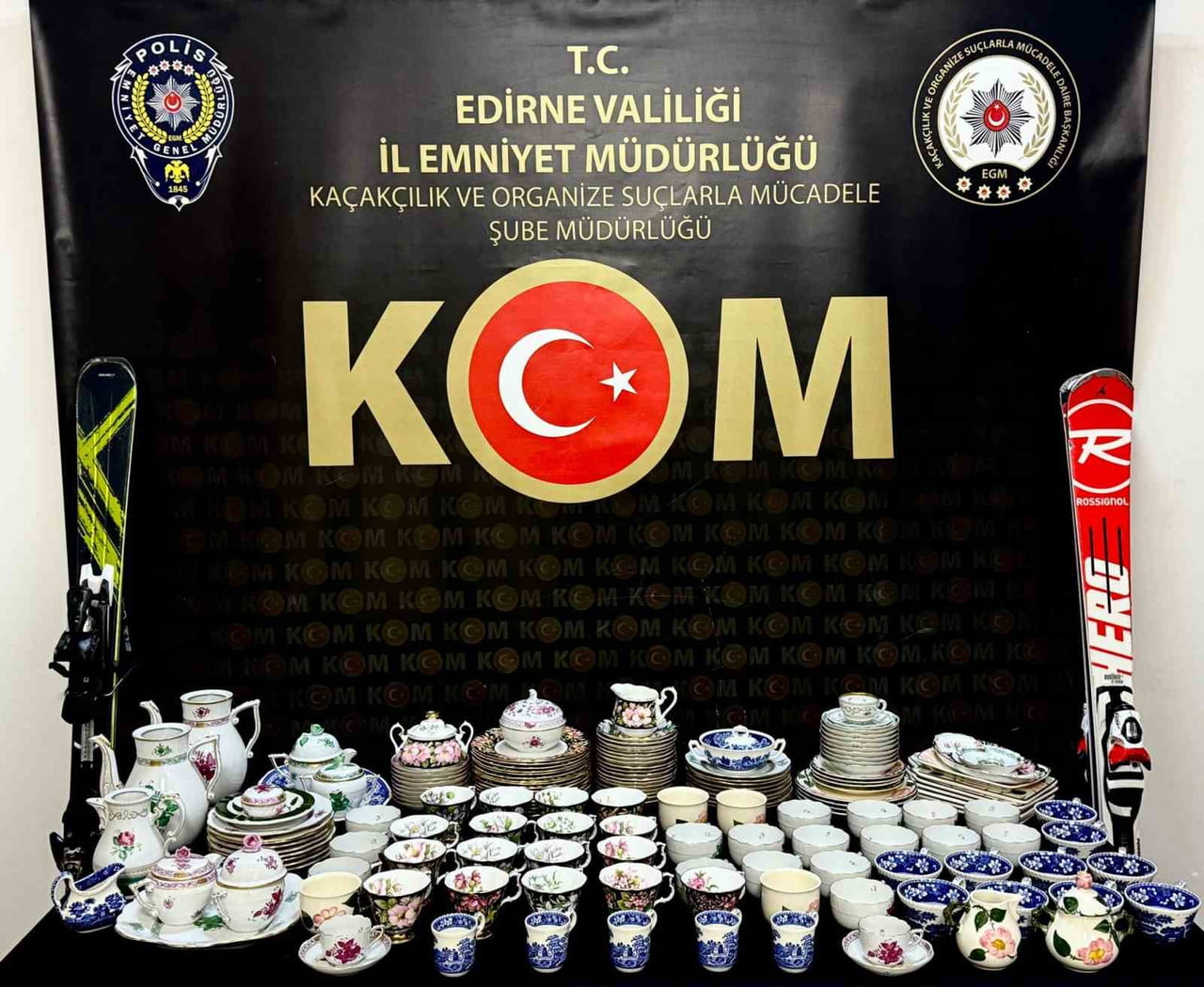 EDİRNE İL EMNİYET MÜDÜRLÜĞÜ KAÇAKÇILIK VE ORGANİZE SUÇLARLA MÜCADELE (KOM) ŞUBE MÜDÜRLÜĞÜ...