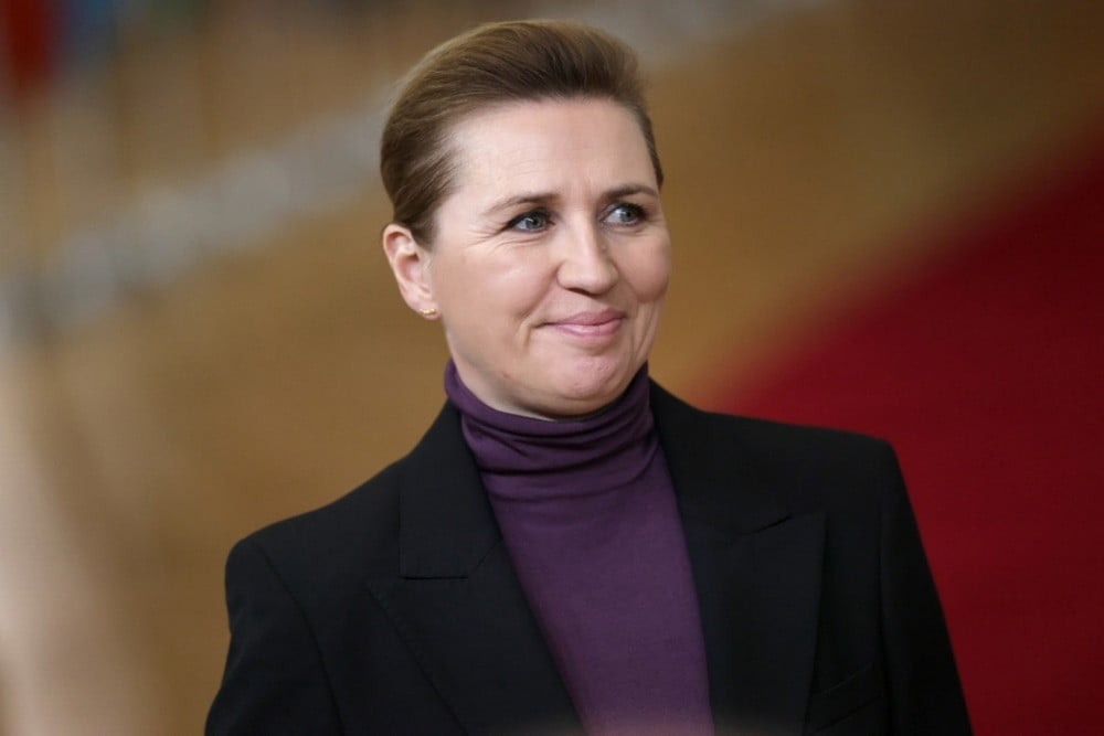 EPA - BRÜKSEL (İHA) - DANİMARKA BAŞBAKANI METTE FREDERİKSEN, BELÇİKA'NIN BAŞKENTİ BRÜKSEL'DE...