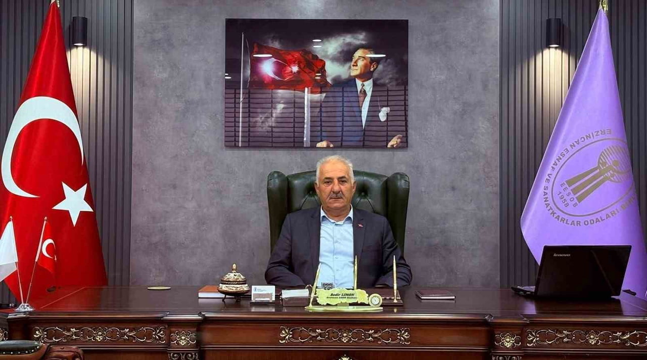 ERZİNCAN ESNAF VE SANATKÂRLAR ODALARI BİRLİĞİ BAŞKANI BEDİR LİMON, KENTTE AÇILAN FUAR VE FESTİVAL...