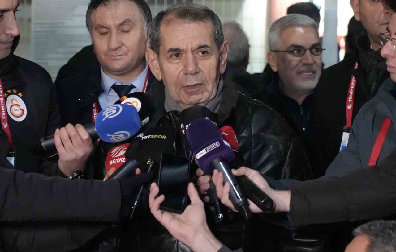 GALATASARAY BAŞKANI DURSUN ÖZBEK, AÇIKLAMALARDA BULUNDU.