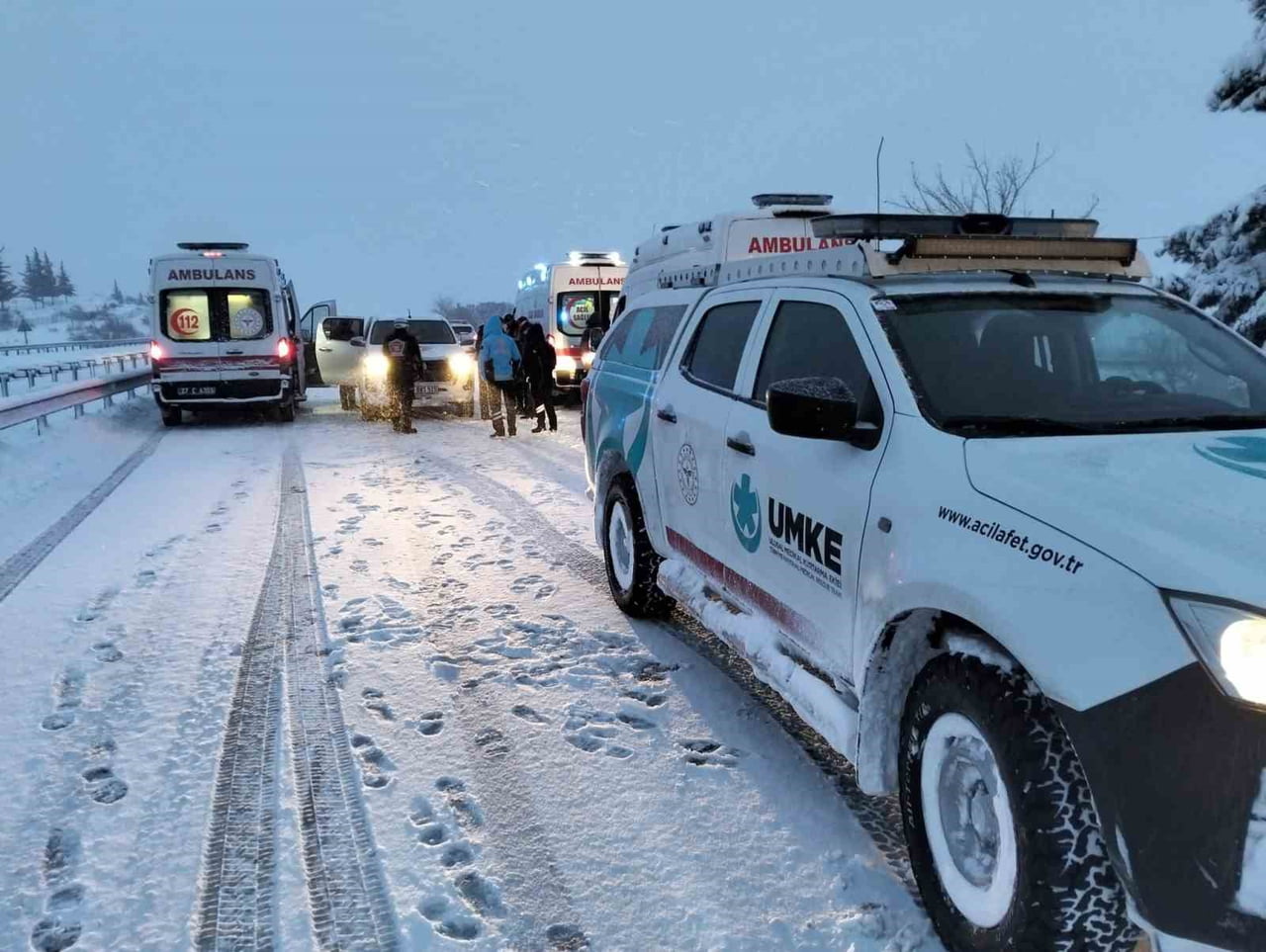 GAZİANTEP'TE SOBADAN ZEHİRLENEN 9 KİŞİLİK AİLENİN İMDADINA UMKE EKİPLERİ YETİŞTİ