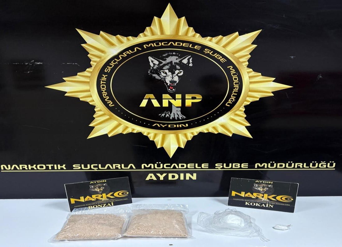 GERMENCİK İLÇESİNDE YAPILAN UYUŞTURUCU OPERASYONUNDA 100 KİLOGRAM DEĞERİNDE HAMMADDE ELE...