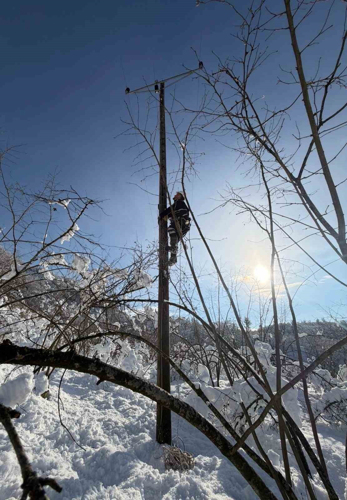 GİRESUN’DA ETKİLİ OLAN YOĞUN KAR YAĞIŞI NEDENİYLE ELEKTRİK DAĞITIM ŞEBEKESİNDE OLUŞABİLECEK...