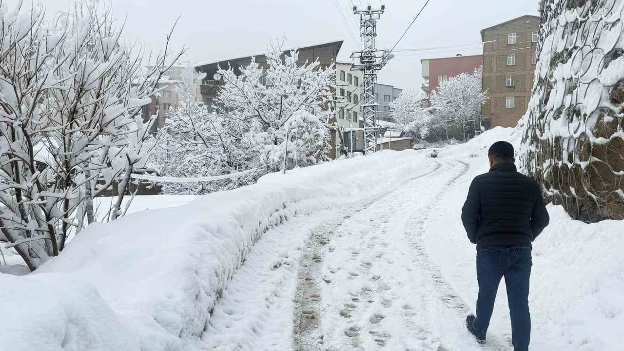 HAKKARİ'DE YOĞUN KAR YAĞIŞI VE ÇIĞLARIN DÜŞMESİ SONUCU KAPANAN 353 KÖY VE MEZRA YOLUNDAN 310'U...