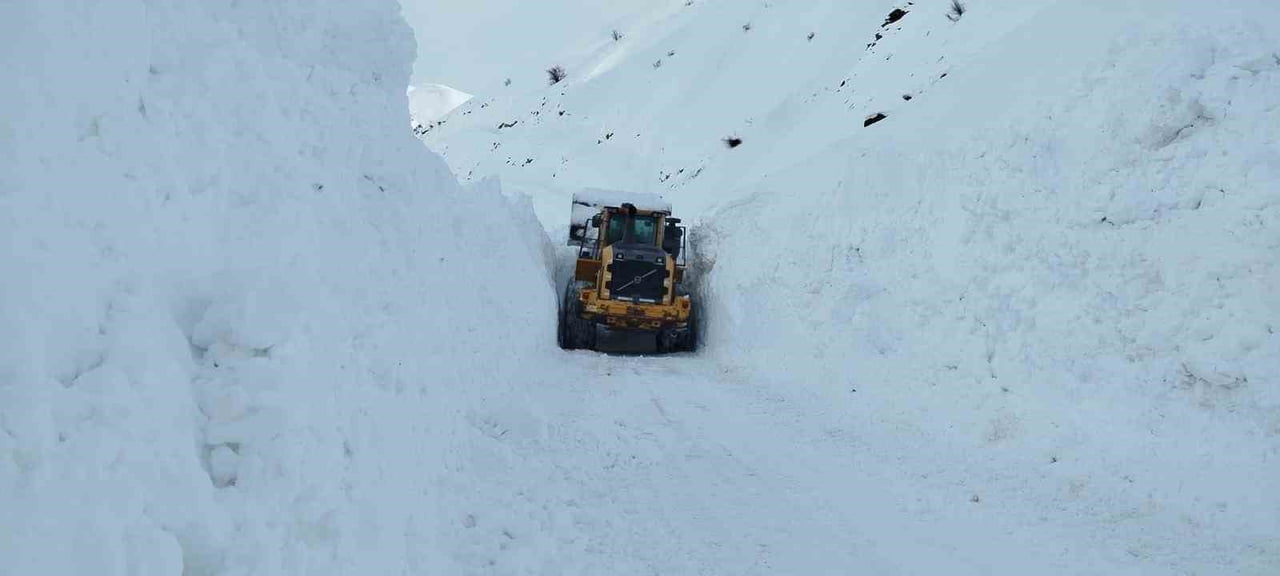 HAKKARİ'NİN YÜKSEKOVA İLÇESİNE BAĞLI ONBAŞILAR KÖYÜ ÇAMDALI MEZRASI YOLUNA DÜŞEN ÇIĞ, İL ÖZEL...