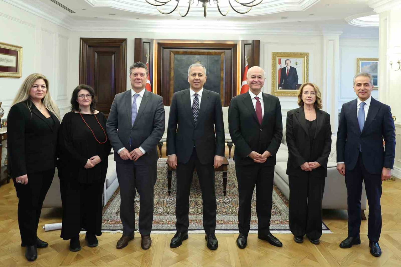 İÇİŞLERİ BAKANI ALİ YERLİKAYA, BİRLEŞMİŞ MİLLETLER (BM) MÜLTECİLER YÜKSEK KOMİSERİ BERHEM SALİH...