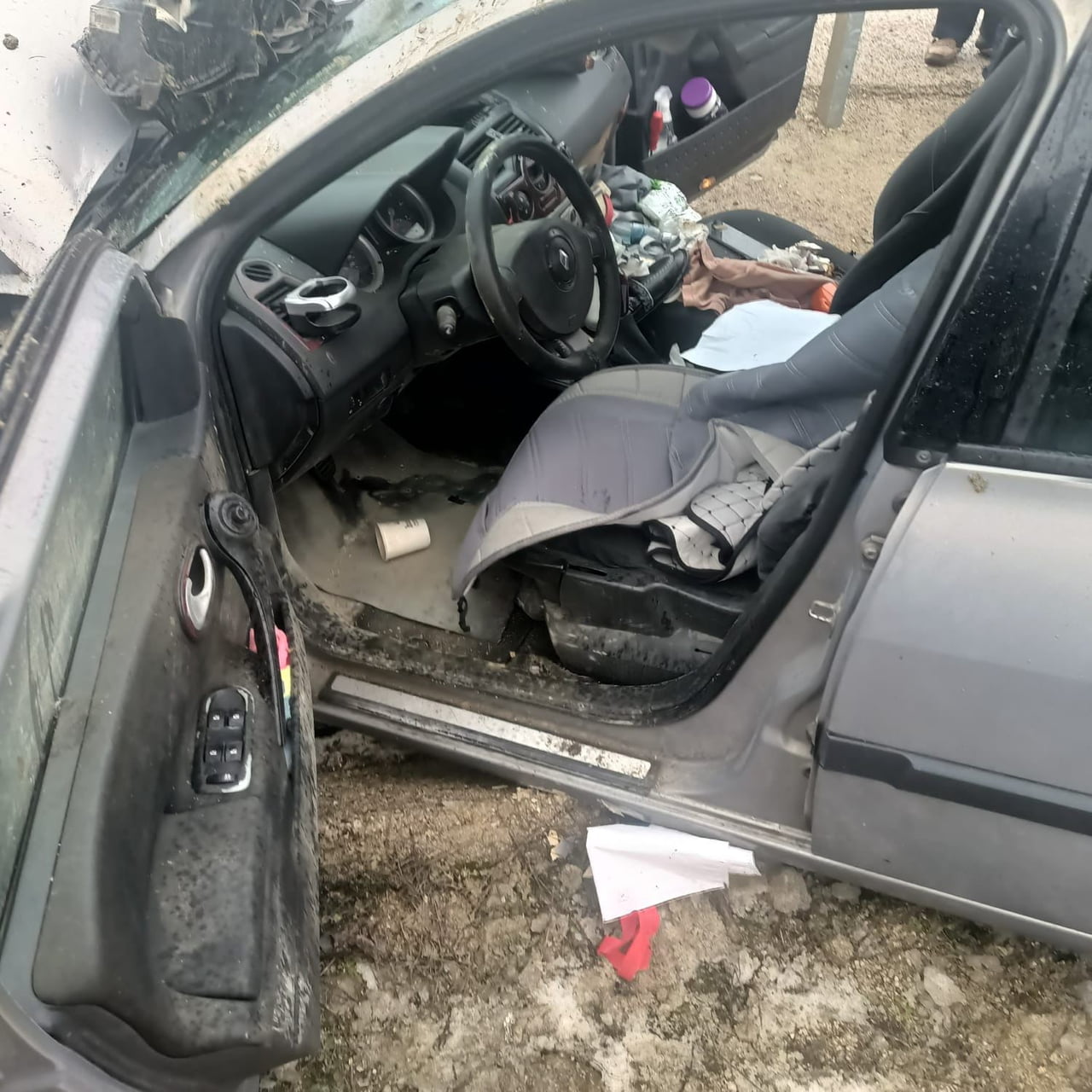 KASTAMONU'NUN ARAÇ İLÇESİNDE OTOMOBİLİN TAKLA ATMASI NETİCESİNDE MEYDANA GELEN KAZADA SÜRÜCÜ...