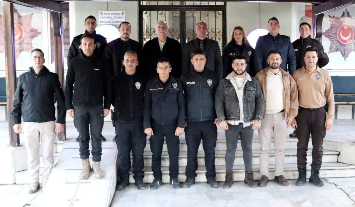 KAYMAKAM İLHAN YENİ YILDA KOLLUK KUVVETLERİ İLE BİR ARAYA GELDİ